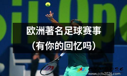 欧洲著名足球赛事（有你的回忆吗）