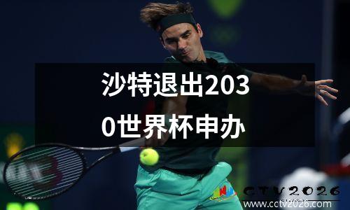 沙特退出2030世界杯申办
