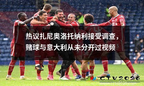 热议扎尼奥洛托纳利接受调查，赌球与意大利从未分开过视频