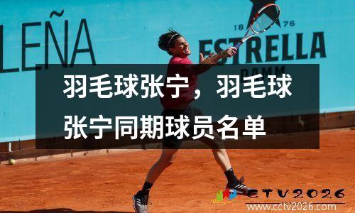 羽毛球张宁，羽毛球张宁同期球员名单