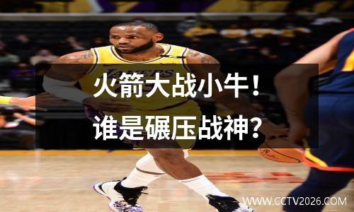 火箭大战小牛！谁是碾压战神？