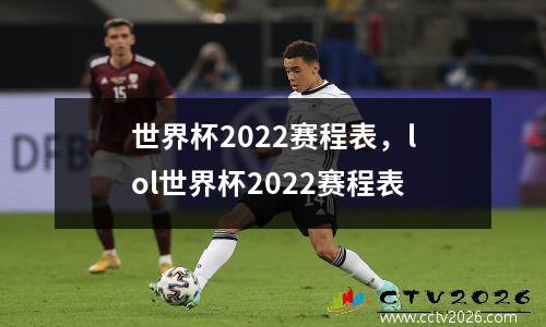 世界杯2022赛程表，lol世界杯2022赛程表
