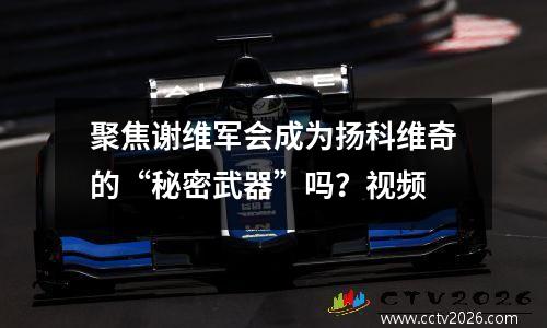 聚焦谢维军会成为扬科维奇的“秘密武器”吗？视频