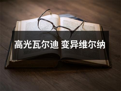 高光瓦尔迪 变异维尔纳