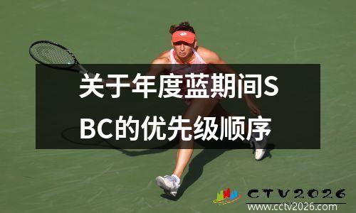 关于年度蓝期间SBC的优先级顺序