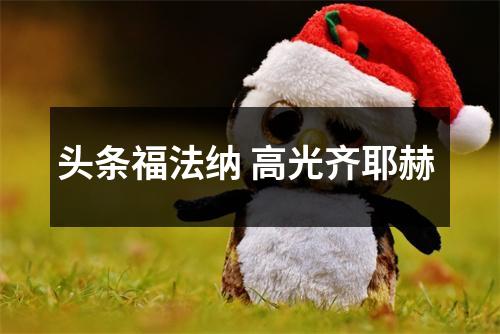 头条福法纳 高光齐耶赫
