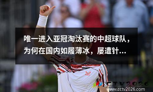 唯一进入亚冠淘汰赛的中超球队，为何在国内如履薄冰，屡遭针对？