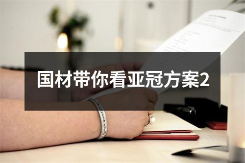 国材带你看亚冠方案2