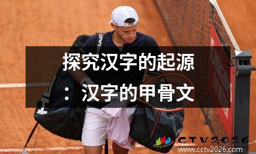探究汉字的起源：汉字的甲骨文