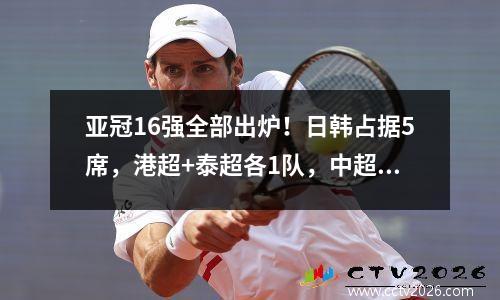 亚冠16强全部出炉！日韩占据5席，港超+泰超各1队，中超前2全部被淘汰