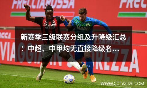 新赛季三级联赛分组及升降级汇总：中超、中甲均无直接降级名额