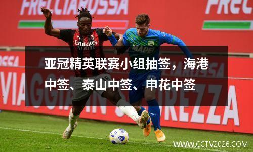 亚冠精英联赛小组抽签，海港中签、泰山中签、申花中签