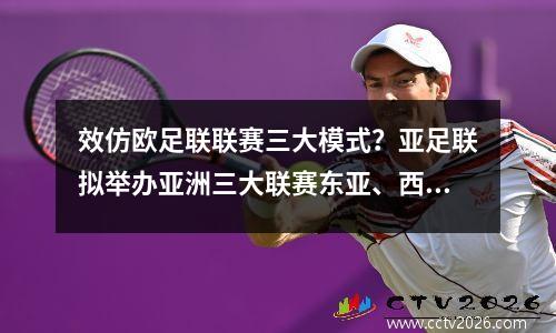 效仿欧足联联赛三大模式？亚足联拟举办亚洲三大联赛东亚、西亚不设赛区