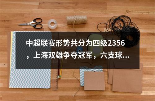 中超联赛形势共分为四级2356，上海双雄争夺冠军，六支球队降级。