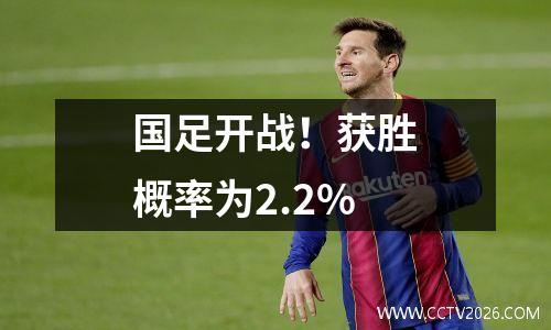 国足开战！获胜概率为2.2%
