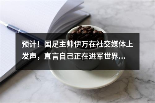 预计！国足主帅伊万在社交媒体上发声，直言自己正在进军世界杯的路上。