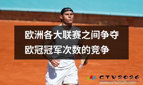 欧洲各大联赛之间争夺欧冠冠军次数的竞争