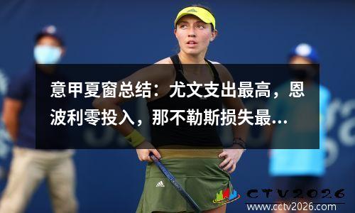 意甲夏窗总结：尤文支出最高，恩波利零投入，那不勒斯损失最大