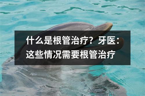 什么是根管治疗？牙医：这些情况需要根管治疗