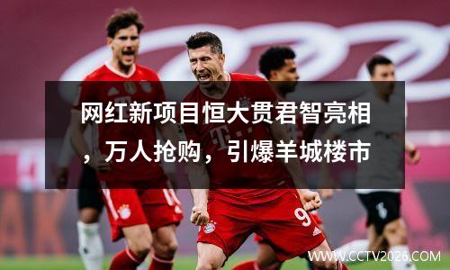 网红新项目恒大贯君智亮相，万人抢购，引爆羊城楼市