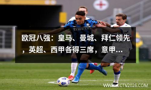 欧冠八强：皇马、曼城、拜仁领先，英超、西甲各得三席，意甲、法甲全军覆没