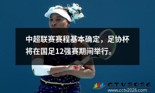 中超联赛赛程基本确定，足协杯将在国足12强赛期间举行。