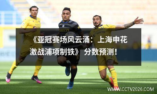 《亚冠赛场风云涌：上海申花激战浦项制铁》 分数预测！