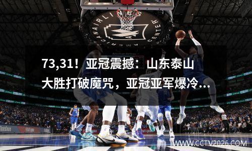 73,31！亚冠震撼：山东泰山大胜打破魔咒，亚冠亚军爆冷血洗