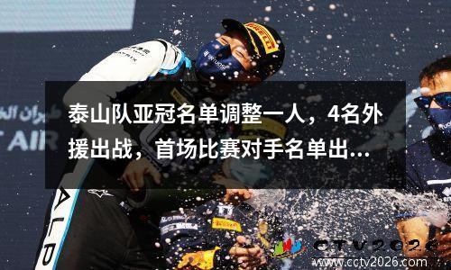 泰山队亚冠名单调整一人，4名外援出战，首场比赛对手名单出炉