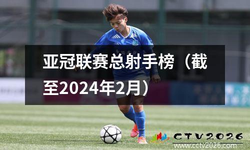 亚冠联赛总射手榜（截至2024年2月）
