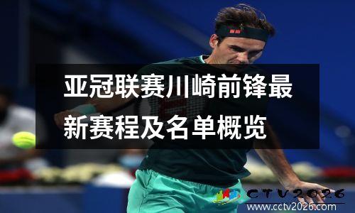 亚冠联赛川崎前锋最新赛程及名单概览