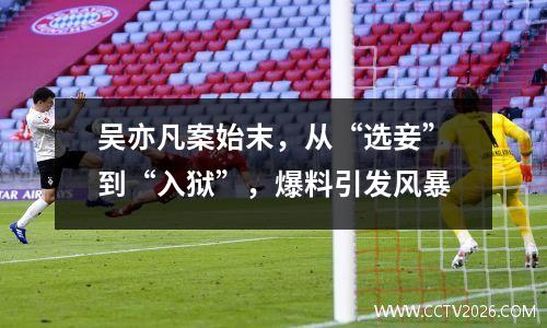 吴亦凡案始末，从“选妾”到“入狱”，爆料引发风暴