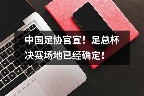 中国足协官宣！足总杯决赛场地已经确定！