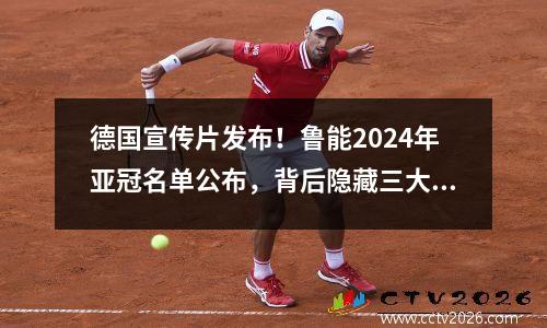 德国宣传片发布！鲁能2024年亚冠名单公布，背后隐藏三大惊喜！
