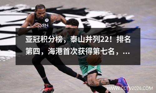 亚冠积分榜，泰山并列22！排名第四，海港首次获得第七名，武里南第二