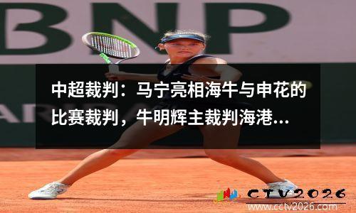 中超裁判：马宁亮相海牛与申花的比赛裁判，牛明辉主裁判海港对阵西海岸