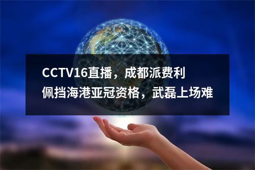 CCTV16直播，成都派费利佩挡海港亚冠资格，武磊上场难