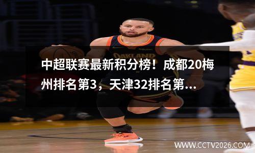 中超联赛最新积分榜！成都20梅州排名第3，天津32排名第6，武汉10河南