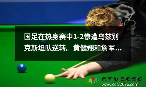 国足在热身赛中1-2惨遭乌兹别克斯坦队逆转。黄健翔和詹军点评了世预赛的前景。