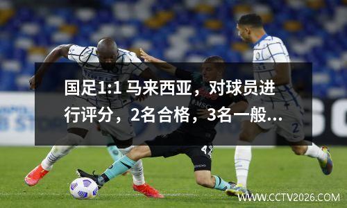 国足1:1 马来西亚，对球员进行评分，2名合格，3名一般，多名不合格