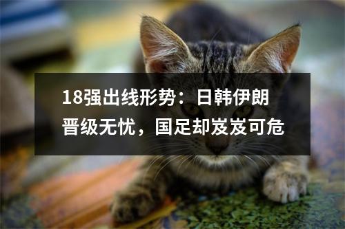 18强出线形势：日韩伊朗晋级无忧，国足却岌岌可危