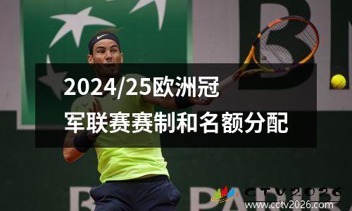 2024/25欧洲冠军联赛赛制和名额分配