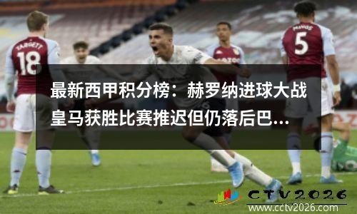 最新西甲积分榜：赫罗纳进球大战皇马获胜比赛推迟但仍落后巴萨6分
