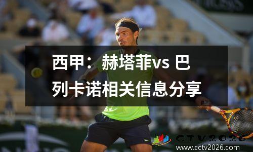 西甲：赫塔菲vs 巴列卡诺相关信息分享
