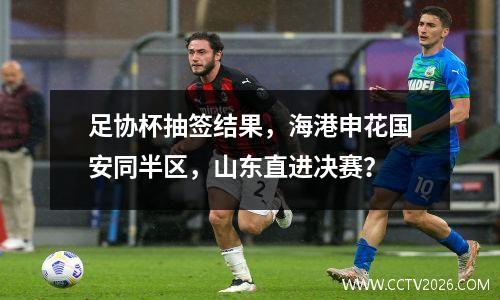 足协杯抽签结果，海港申花国安同半区，山东直进决赛？