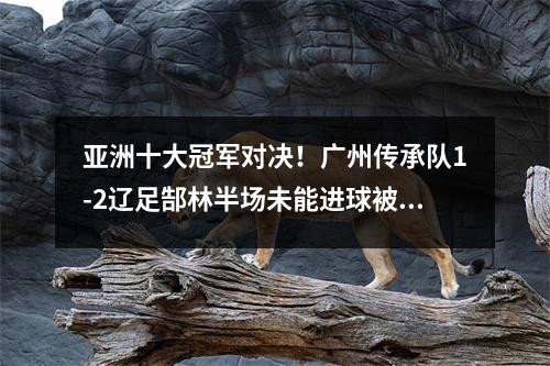 亚洲十大冠军对决！广州传承队1-2辽足郜林半场未能进球被换下
