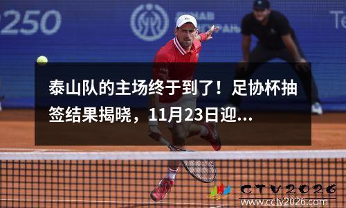 泰山队的主场终于到了！足协杯抽签结果揭晓，11月23日迎巅峰对决
