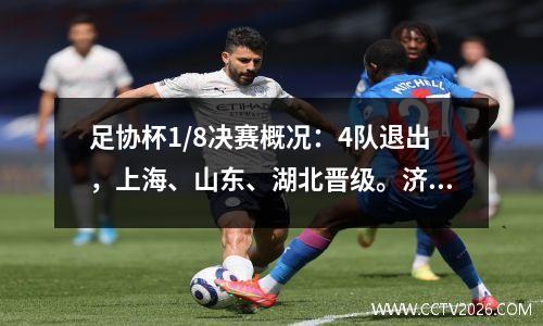 足协杯1/8决赛概况：4队退出，上海、山东、湖北晋级。济南星洲平乙级联赛历史战绩