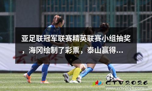 亚足联冠军联赛精英联赛小组抽奖，海冈绘制了彩票，泰山赢得了彩票彩票