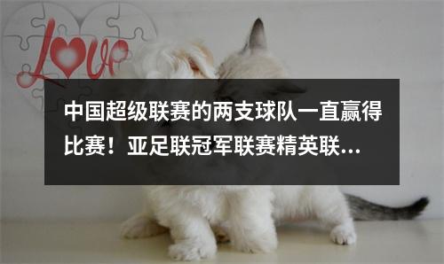 中国超级联赛的两支球队一直赢得比赛！亚足联冠军联赛精英联赛排名：Shenhua和Taishan排名第二和第三，横滨排名最低
